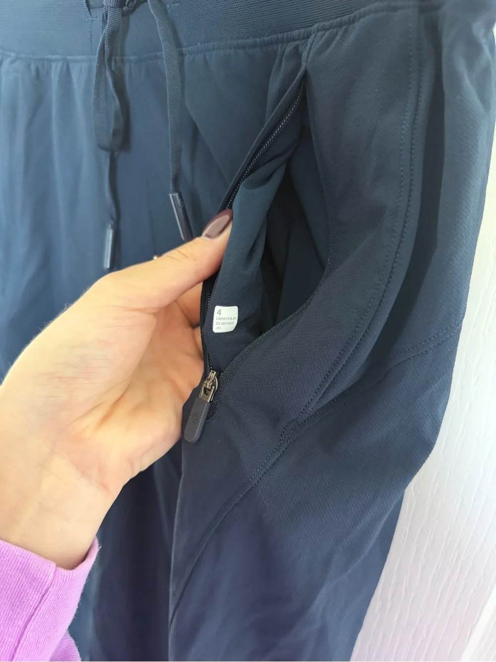Lululemon Navy Textured Joggers